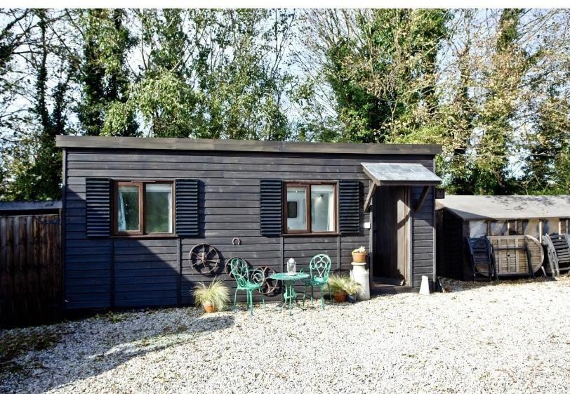 The Cabin At Hillhead Farm St Columb Major Exteriör bild